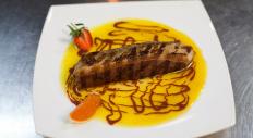 Duck fillet with orange sauce from VinoGrad Restaurant